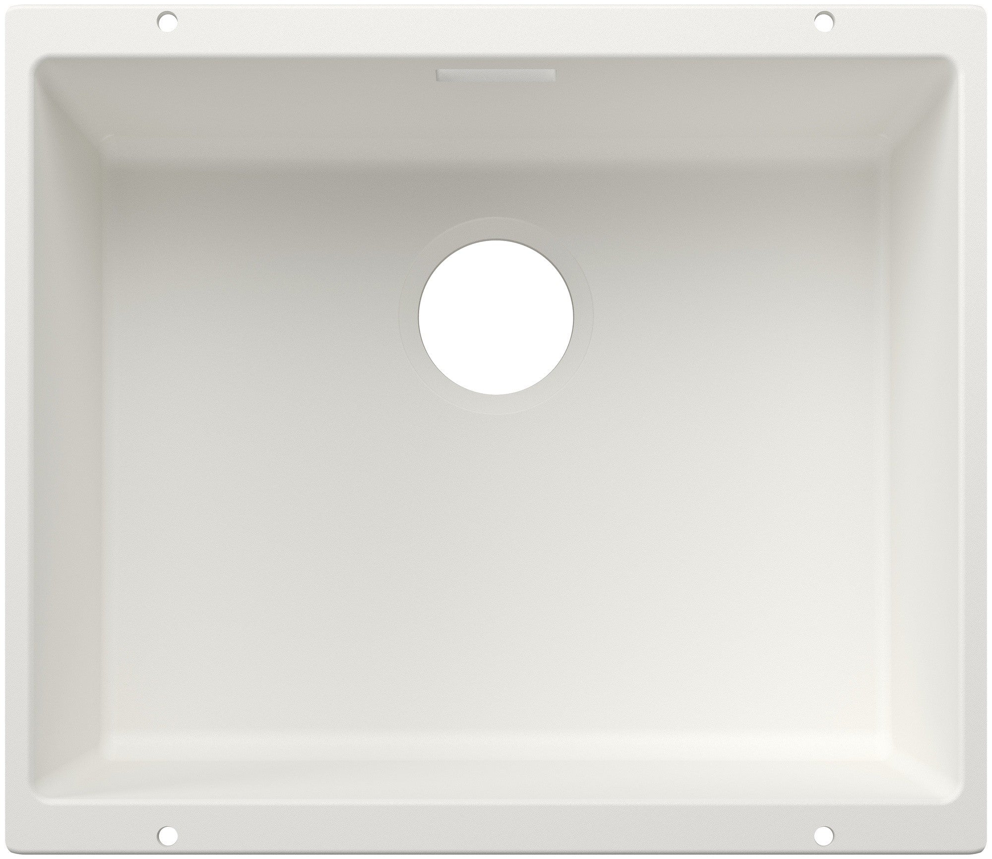 Chiuveta bucatarie Subline 500, 527799, granit alb, sub blat, 500 x 400 mm, Blanco